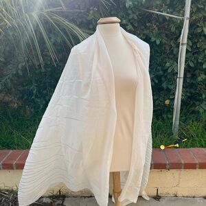 White Lightweight Women's Scarf Wrap